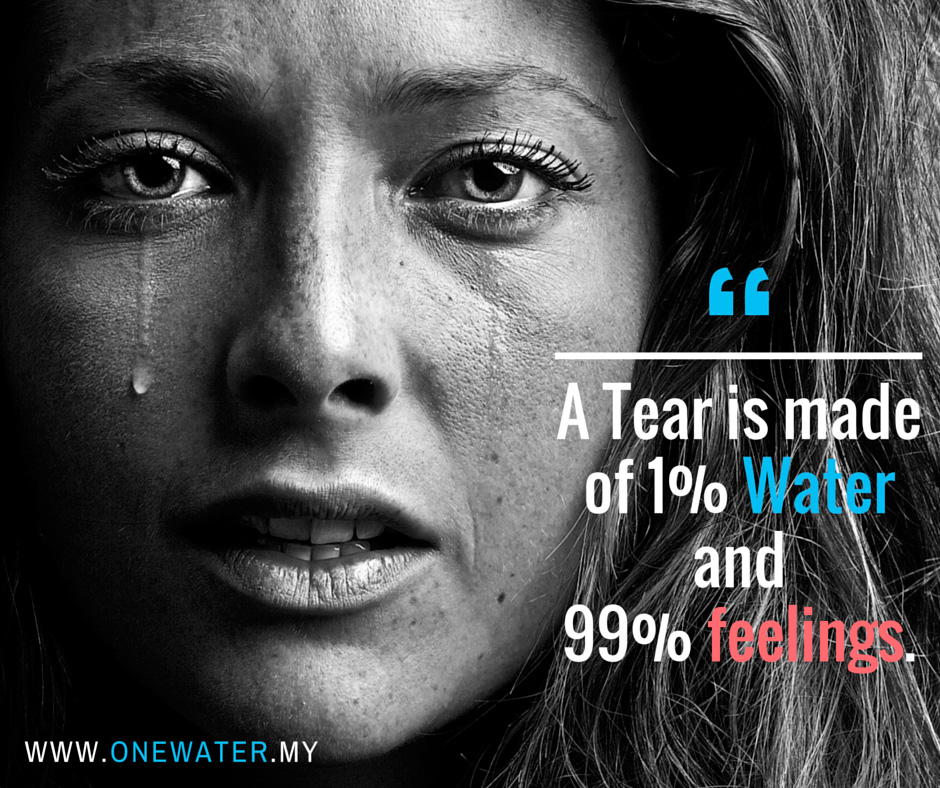 Image A Tear is made of 1% Water and 99% feelings